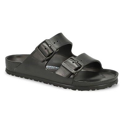 Lds Arizona EVA 2 Strap Narrow Sandal - Black