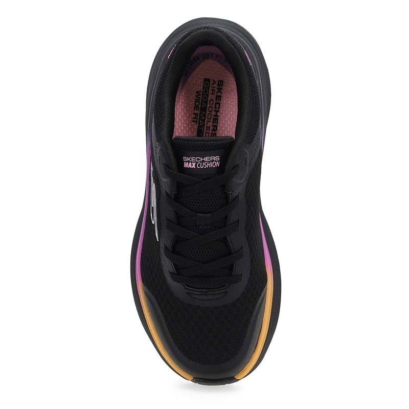 Espadrilles de performance larges pour femmes Max Cushioning Endeavour – Noir/Rose