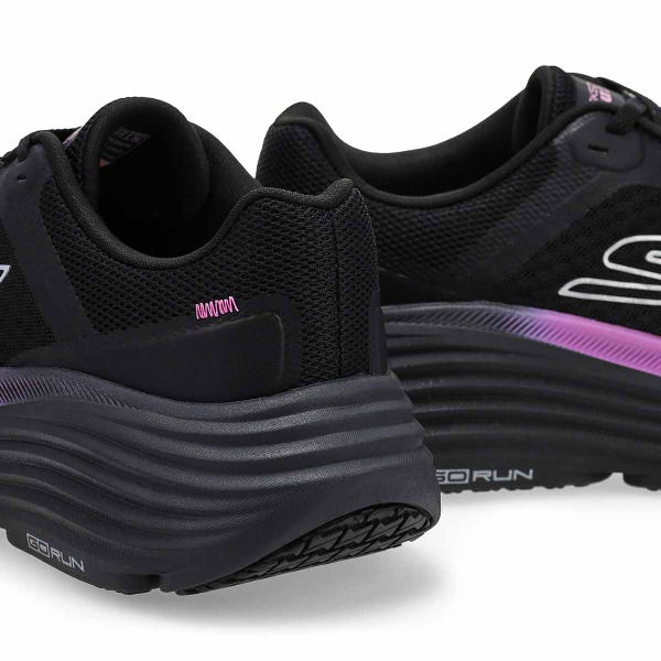 Espadrilles de performance larges pour femmes Max Cushioning Endeavour – Noir/Rose