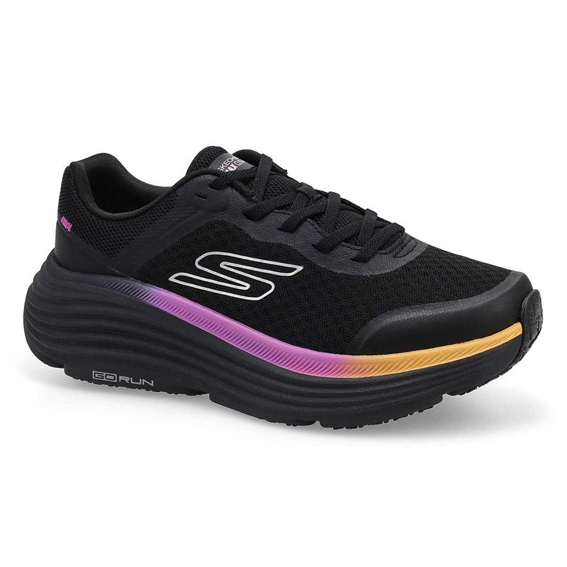 Espadrilles de performance larges pour femmes Max Cushioning Endeavour – Noir/Rose