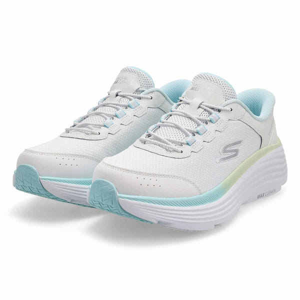 Baskets à enfiler MAX CUSHION ENDEAVOUR CARDOVA SLIP-INS, blanc/menthe, femmes - LARGE