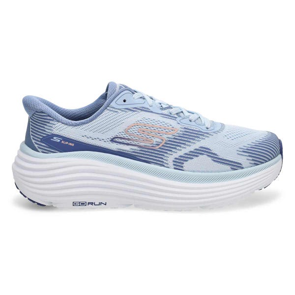 Baskets de performance à enfiler MAX CUSHIONING ENDEAVOUR SLIP-INS, bleu clair, femmes