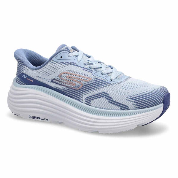 Baskets de performance à enfiler MAX CUSHIONING ENDEAVOUR SLIP-INS, bleu clair, femmes