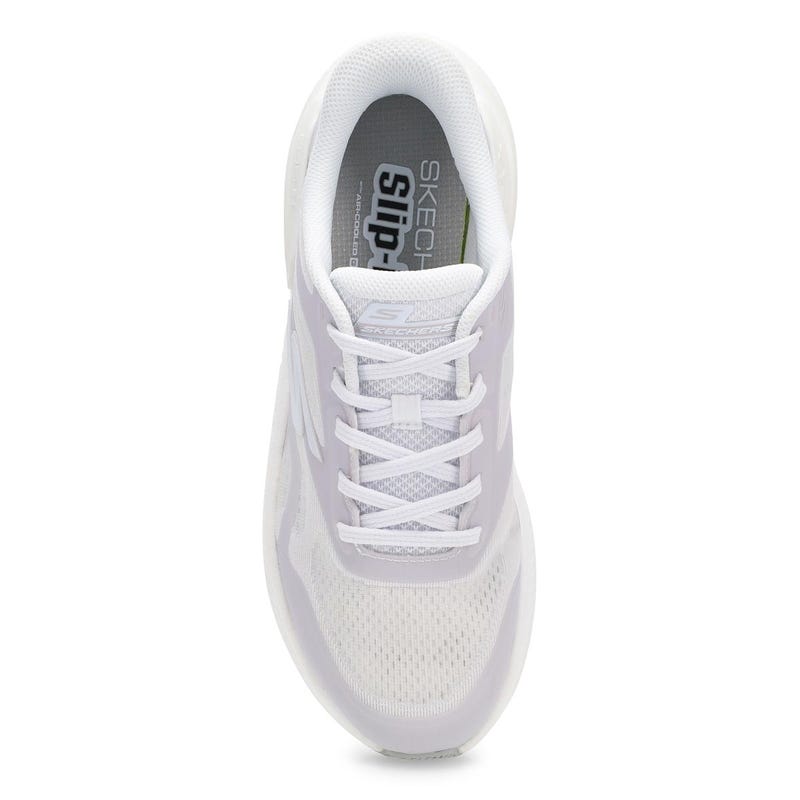 Espadrille de performance à enfiler Skechers Go Run Consistent Pro - Blanc/Gris