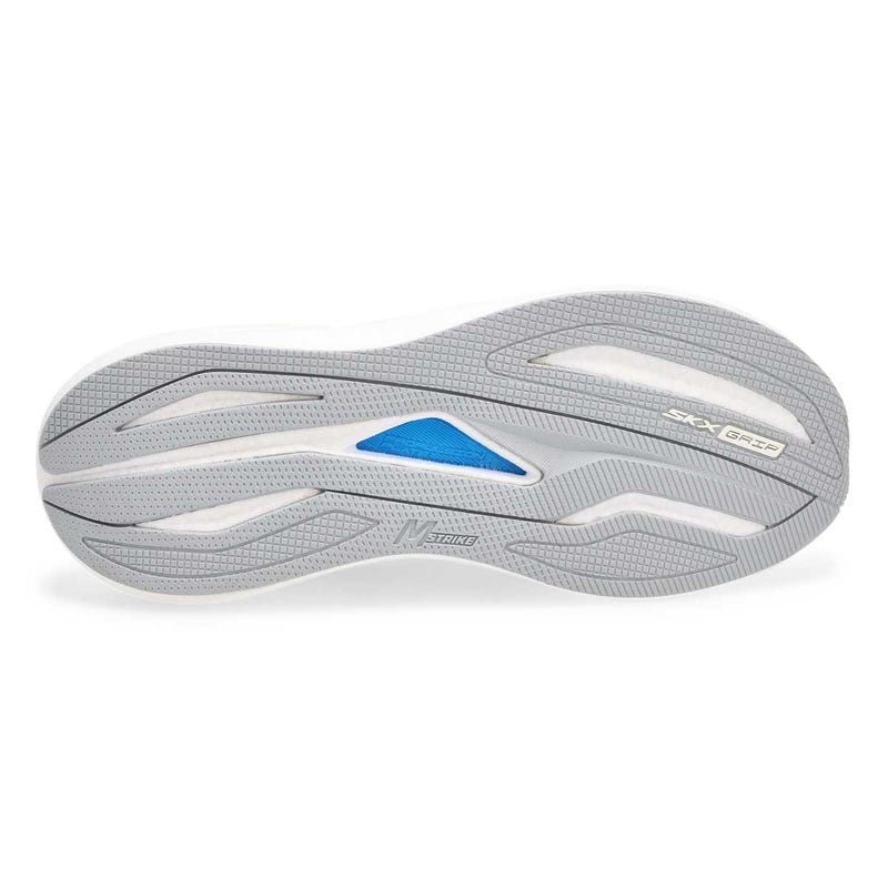 Espadrille de performance à enfiler Skechers Go Run Consistent Pro - Blanc/Gris