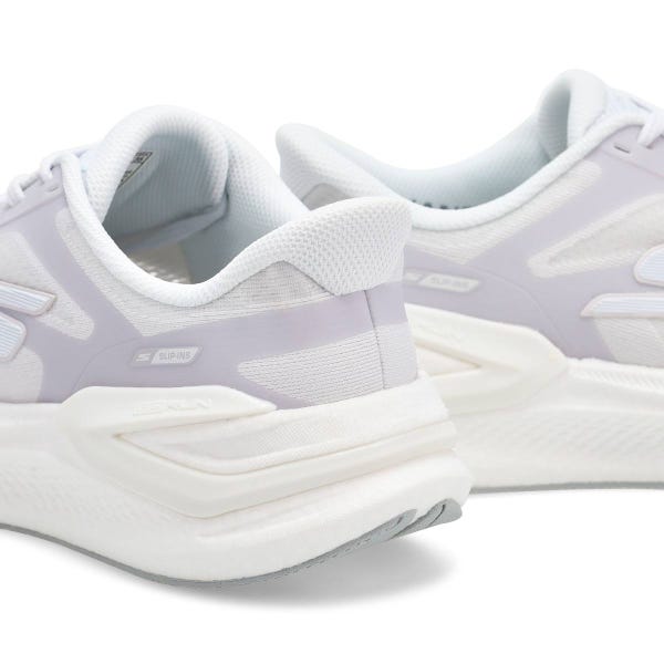 Espadrille de performance à enfiler Skechers Go Run Consistent Pro - Blanc/Gris