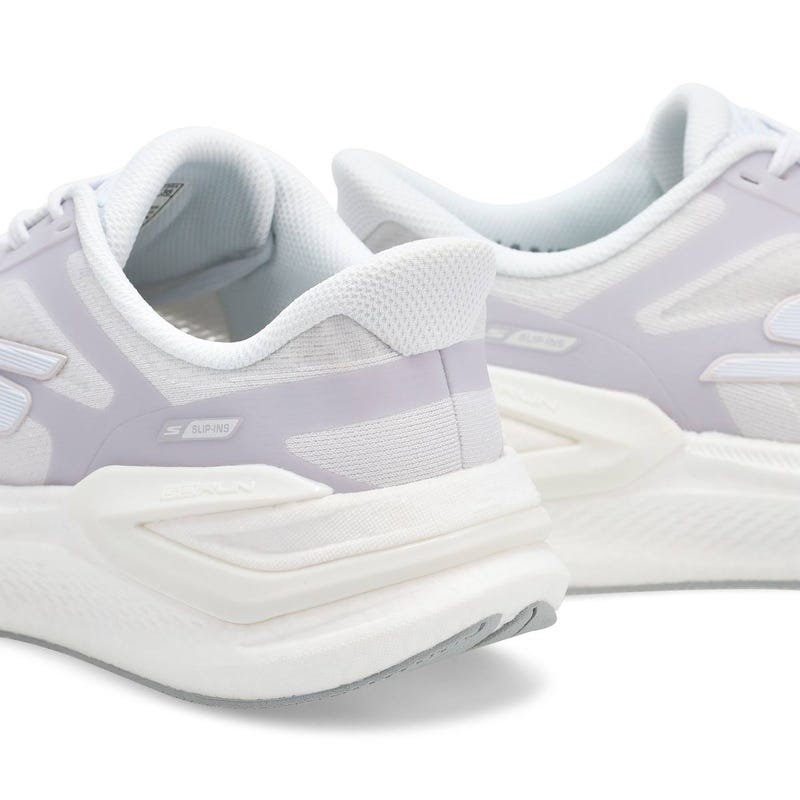 Espadrille de performance à enfiler Skechers Go Run Consistent Pro - Blanc/Gris