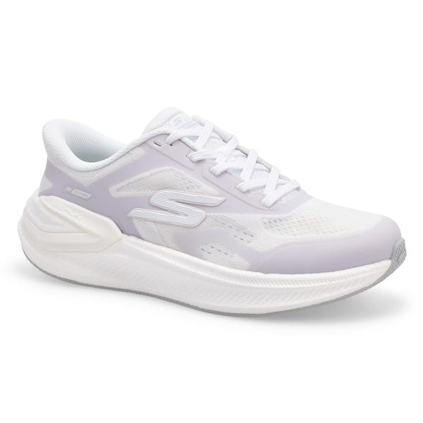 Espadrille de performance à enfiler Skechers Go Run Consistent Pro - Blanc/Gris