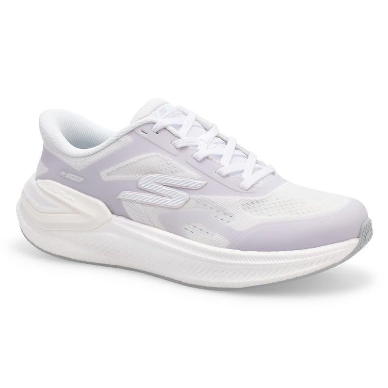 Espadrille de performance à enfiler Skechers Go Run Consistent Pro - Blanc/Gris
