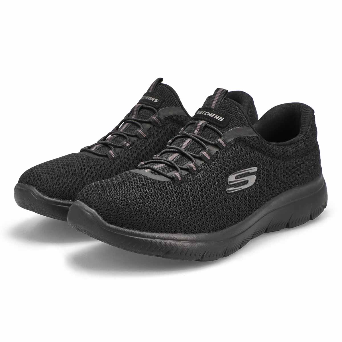 Skechers Women's Summits Sneaker - Black | SoftMoc.com