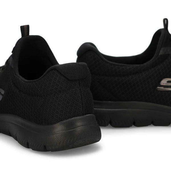 Baskets à enfiler SUMMITS, noir, femmes - LARGE