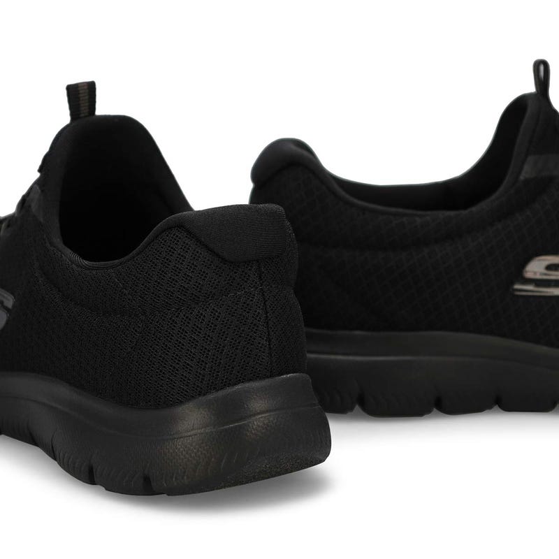 Baskets à enfiler SUMMITS, noir, femmes - LARGE