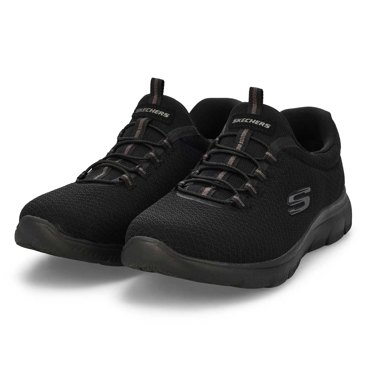 Women's Summits Slip On Wide Sneaker - Black
