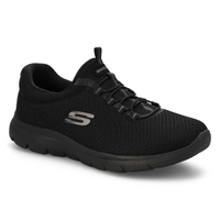 Women's Summits Slip On Wide Sneaker - Black