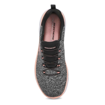 Women's Quick Getaway Sneaker - Black/Coral