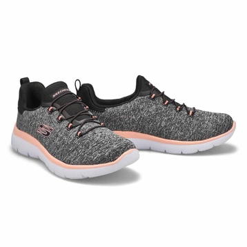 Ch. de course QUICK GETAWAY, noir/corail, femmes