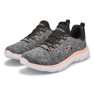 Ch. de course QUICK GETAWAY, noir/corail, femmes