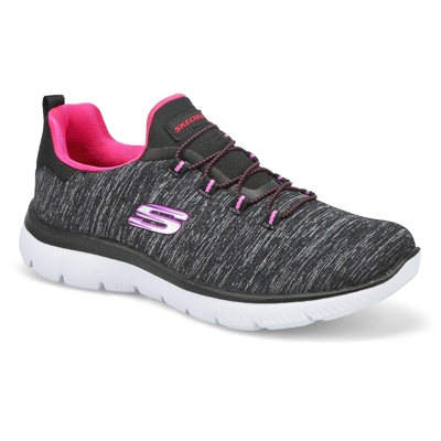 Espadrille Quick Getaway,noir/rose, fem
