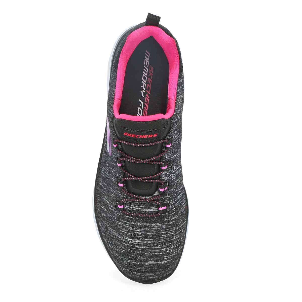 Women's Quick Getaway Sneaker - Black/Pink