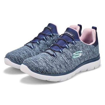 Women's Quick Getaway Slip On Sneaker - Navy/Purpl