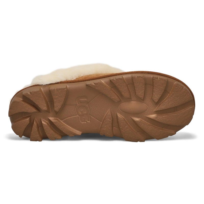 Women's Coquette Sheepskin Slipper - Chestnut