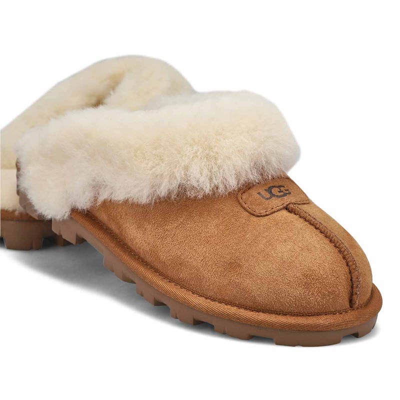 Women's Coquette Sheepskin Slipper - Chestnut