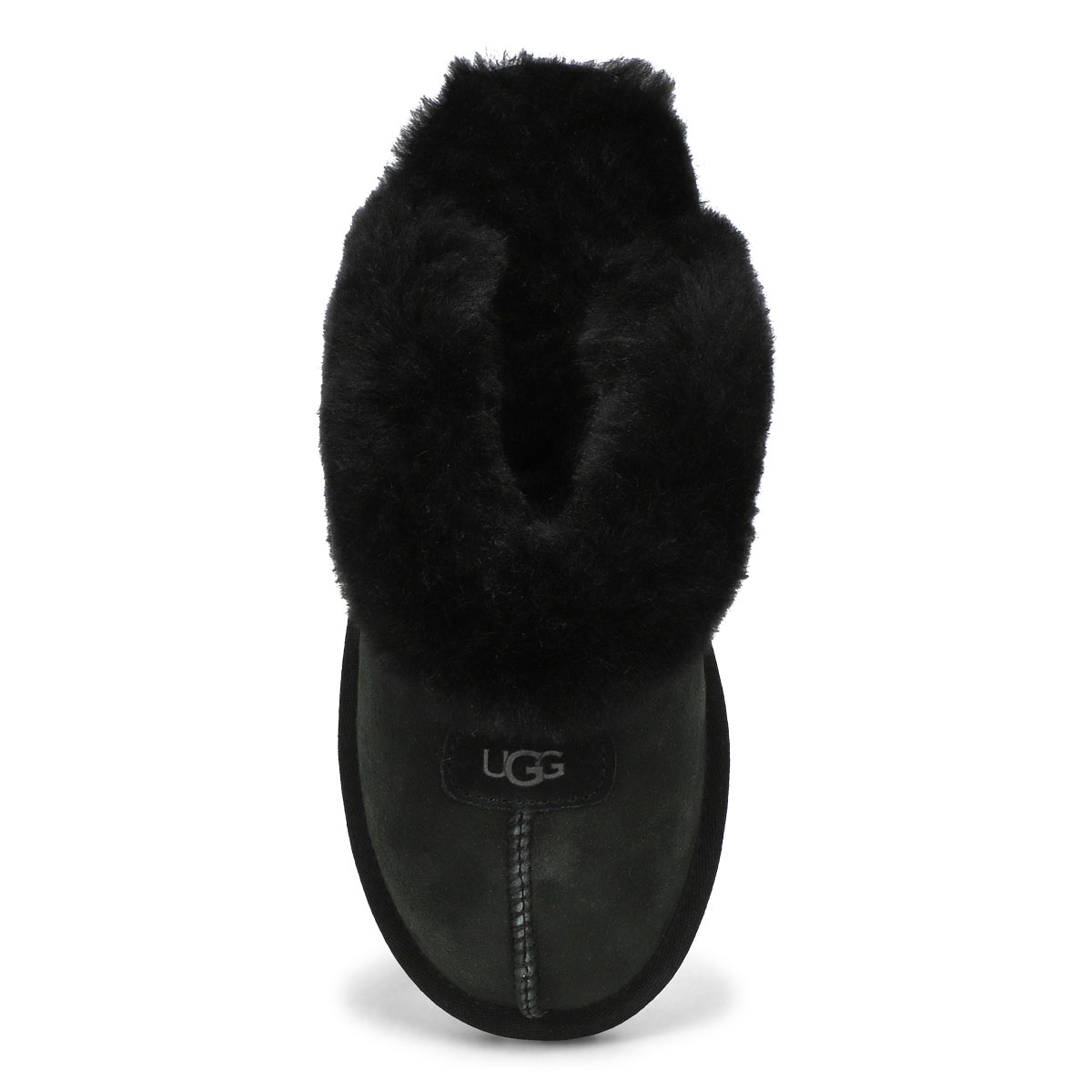 Women's Coquette Sheepskin Slipper - Black