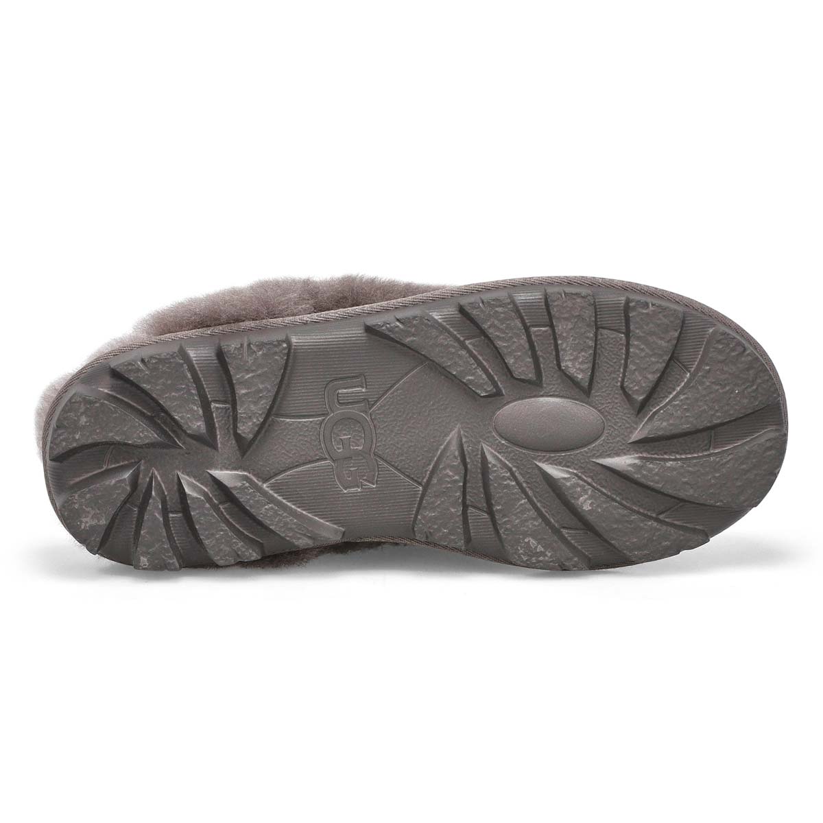 Pantoufles en peau de mouton COQUETTE, gris, femme