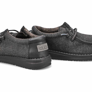 Kids' Wally Youth Casual Shoe - Black