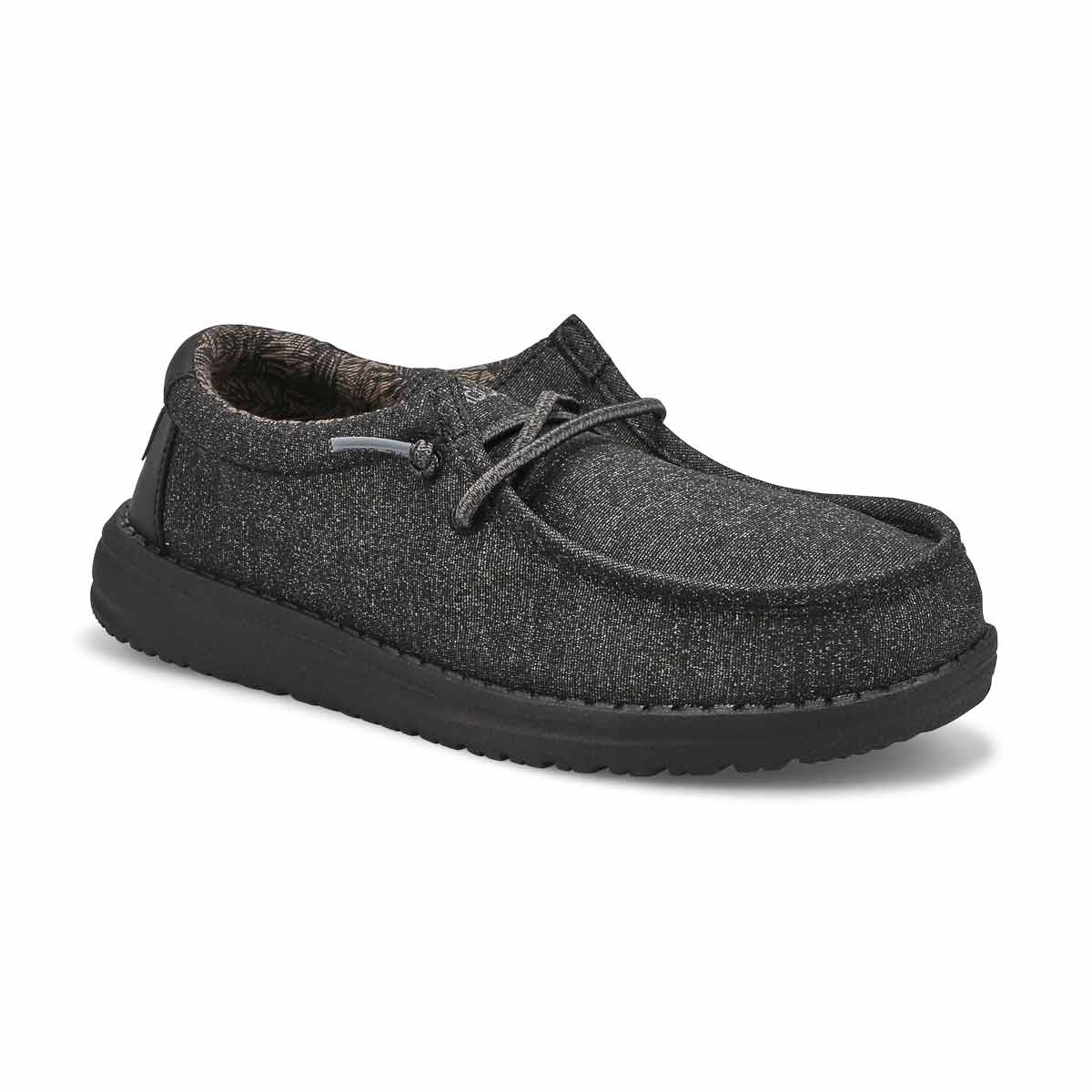 Kids' Wally Youth Casual Shoe - Black