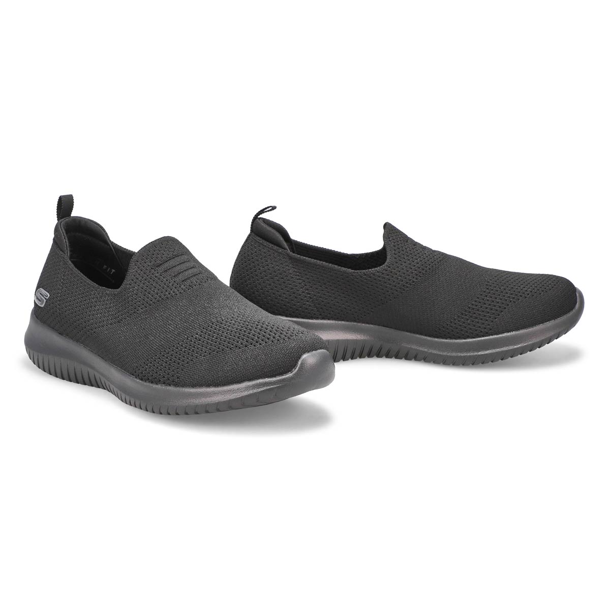 Espadrilles ULTRAFLEXHARMONIOUS noir, femme, LARGE
