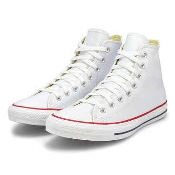 Espad. ALL STAR LEATHER HI TOP, blanc, femmes