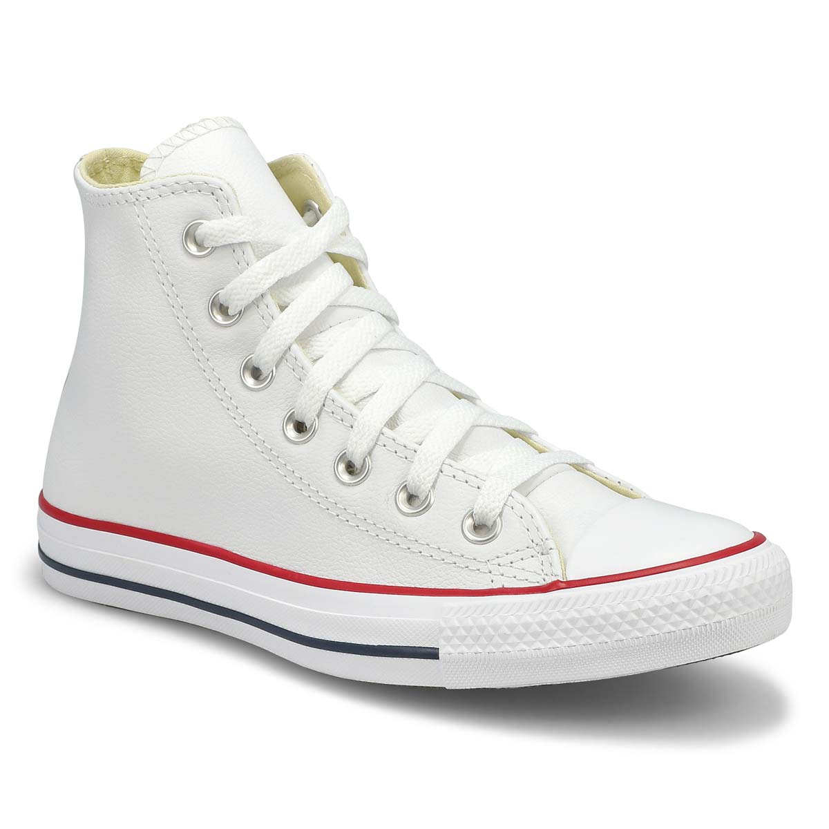 Men's Chuck Taylor All Star Leather Hi Top Sneaker - White