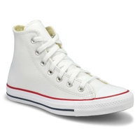 Men's All Star Leather Hi Top Sneaker - White