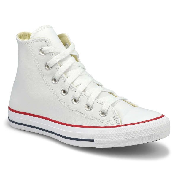Baskets hautes en cuir CHUCK TAYLOR ALL STAR LEATHER HI, blanc, hommes