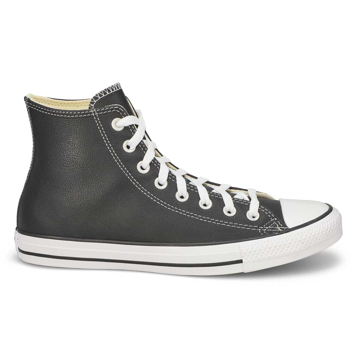 Men's Chuck Taylor All Star Leather Hi Top Sneaker - Black