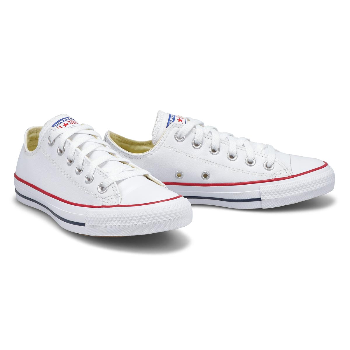 Women's All Star Leather Ox Sneaker -  White