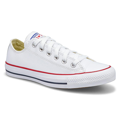 Lds CTAS Leather Ox Sneaker-White