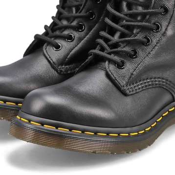 Women's Core Pascal 8-Eye Leather Boot - Black