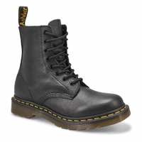 Women's Core Pascal 8-Eye Leather Boot - Black