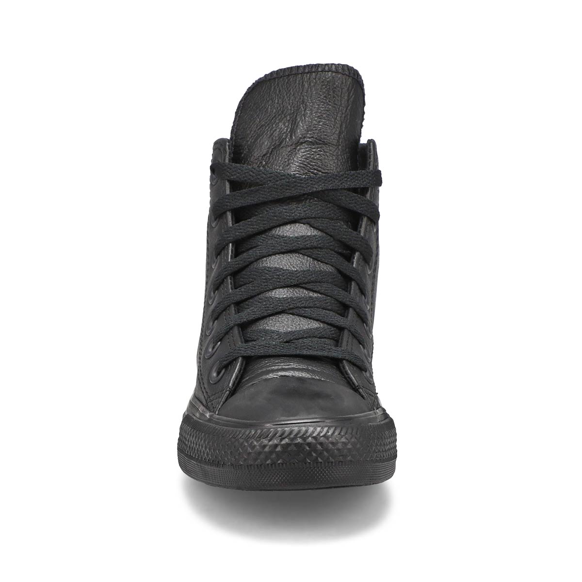 Women's Chuck Taylor All Star Leather Hi Top Sneaker - Black Mono