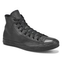 Men's All Star Leather Hi Top Sneaker - Black