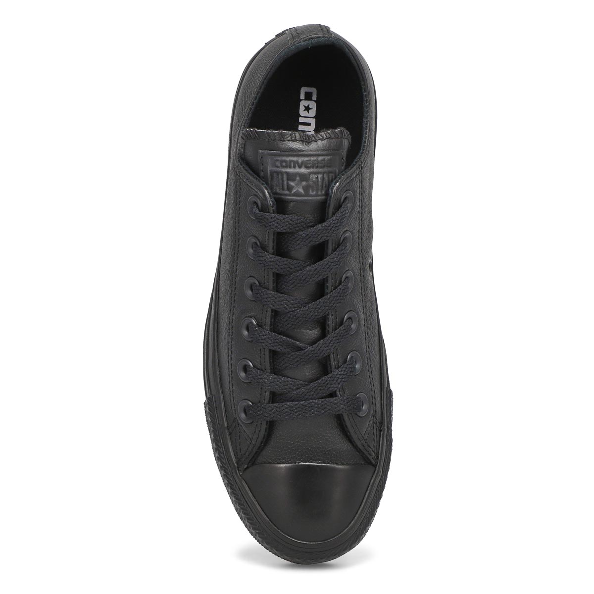 Lds Chuck Taylor All Star Leather Sneaker - Black Mono