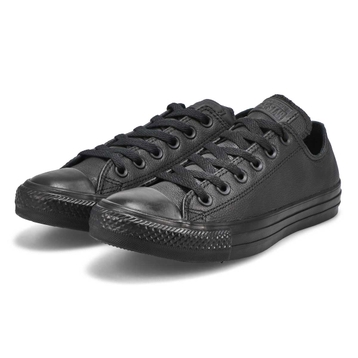 Lds Chuck Taylor All Star Leather Sneaker - Black 