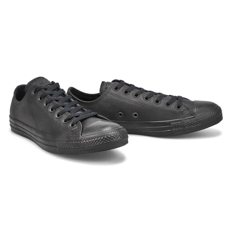 Men's Chuck Taylor All Star Leather Sneaker - Black Mono