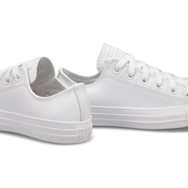 Baskets CHUCK TAYLOR ALL STAR LEATHER OX, blanc mono, femmes