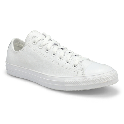 Mns Chuck Taylor All Star Leather Ox Sneaker - White Mono