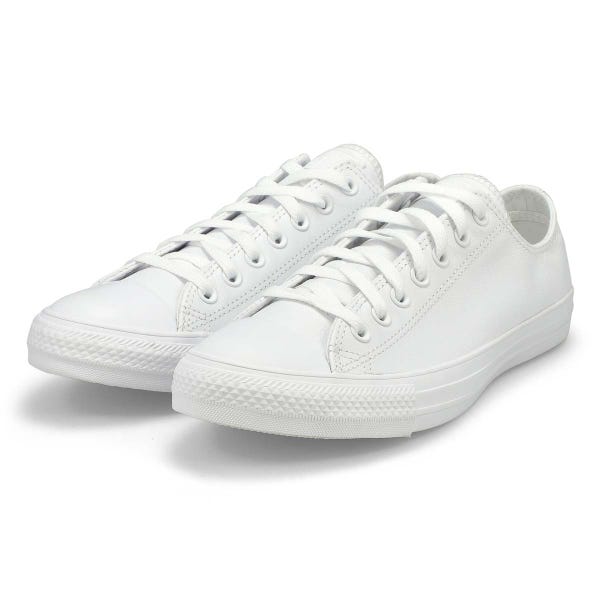 Men's Chuck Taylor All Star Leather Sneaker - White Mono