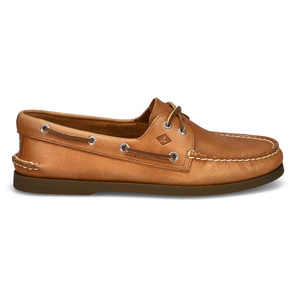 Chaussure bateau à 2 œillets A/O 2-EYE, brun sahara, hommes