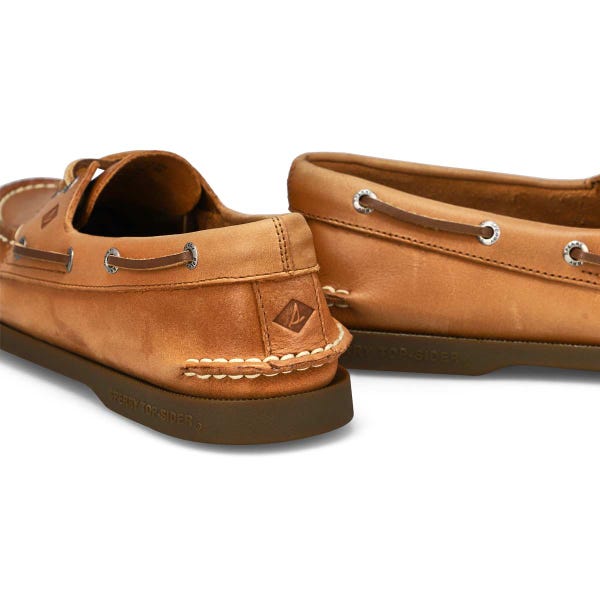 Chaussure bateau à 2 œillets A/O 2-EYE, brun sahara, hommes